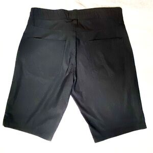 Vintage Genes Performance Men's Black Shorts Size 28 - Pre-Loved 100% Polyester